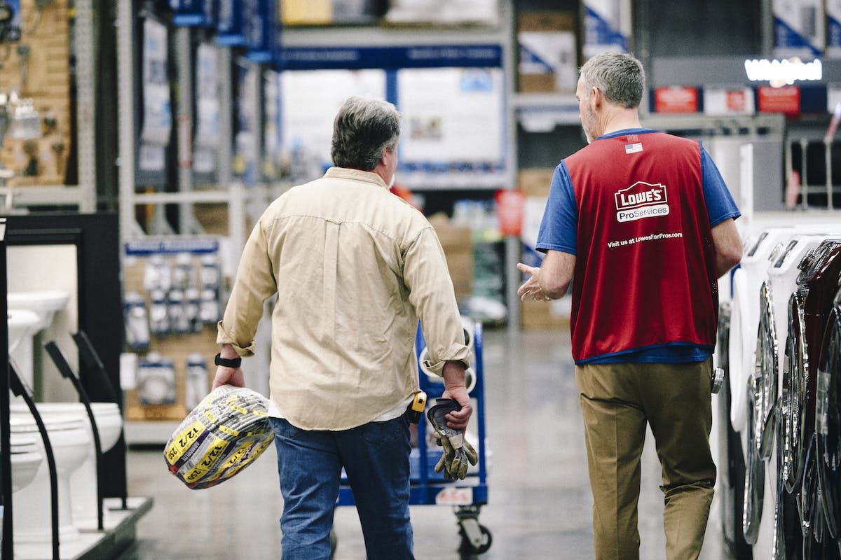 ProServices Store Employee Helping Customer
