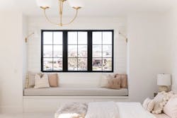 Black windows are striking, but they’re not all created equal. Here’s what you need to know about black vinyl windows, and why Fibrex® material is the superior alternative. Black windows are striking, but they’re not all created equal. Here’s what you need to know about black vinyl windows, and why Fibrex® material is the superior alternative.