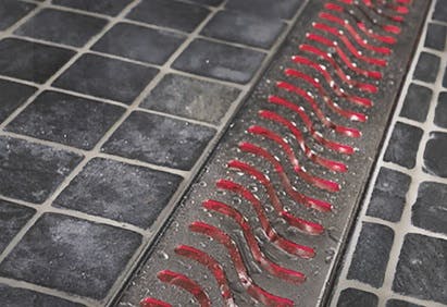 Quartz by ACO Linear shower drains