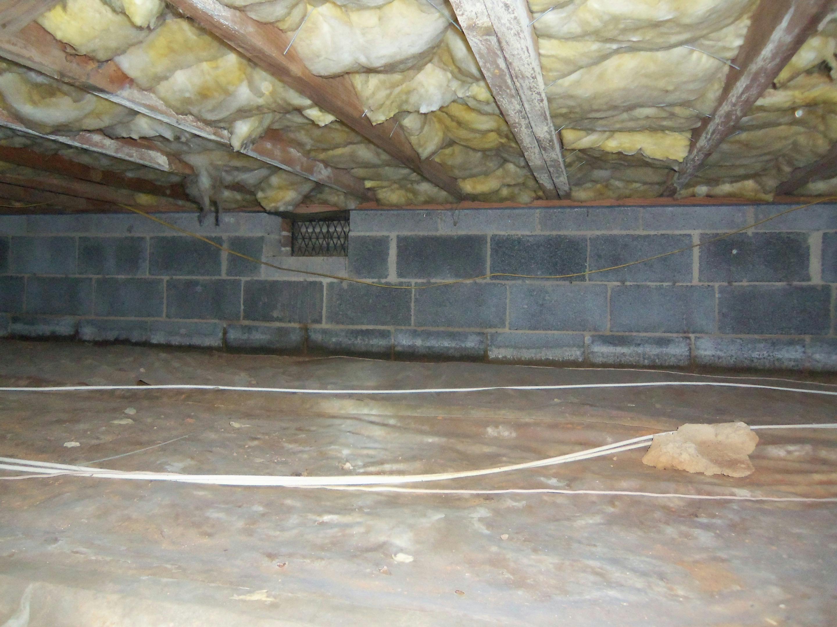 B Dry Waterproofing Crawl Space Before1
