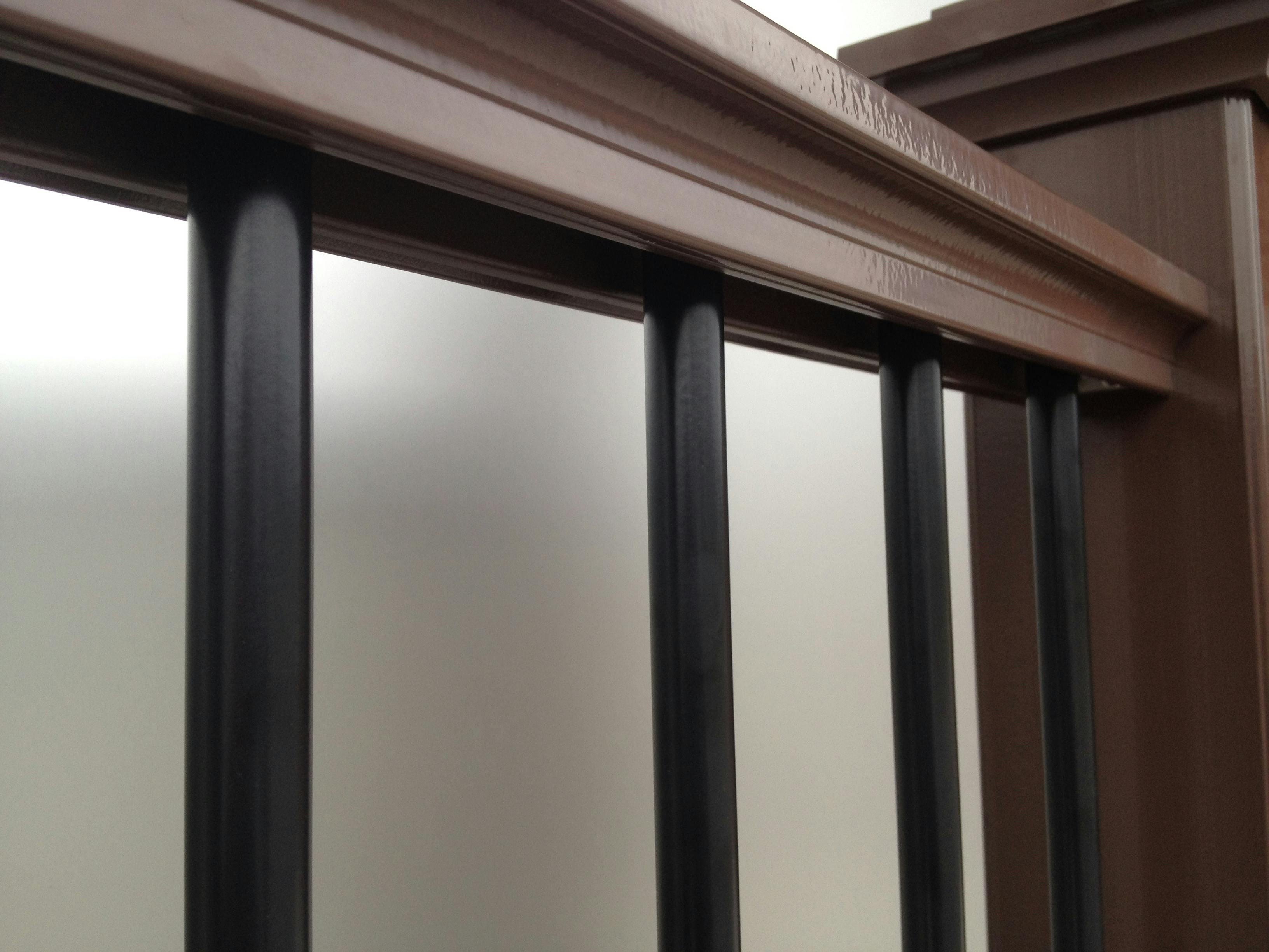 Azek Black Metal Balusters Round