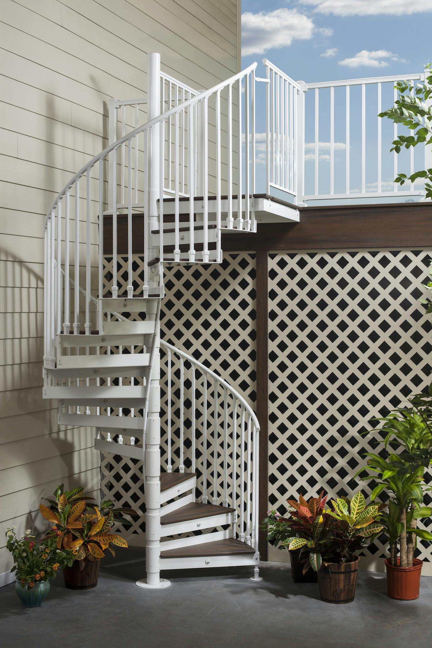 Trex Spiral Stairs Iron