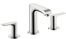 Hansgrohe’s Metris Widespread faucet Hansgrohe’s Metris Widespread faucet