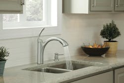Moen's Kinzel kitchen faucet Moen's Kinzel kitchen faucet