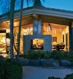 Astria See-Through Gas Fireplace Astria See-Through Gas Fireplace