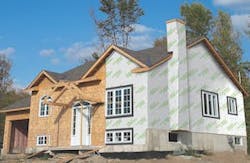 Vycor enV-S from Grace is an acrylic membrane that creates a continuous barrier against water and air intrusion. Vycor enV-S from Grace is an acrylic membrane that creates a continuous barrier against water and air intrusion.