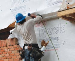 2015 Model ReModel installing housewrap 2015 Model ReModel installing housewrap