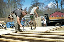 Laying The Subfloor Laying The Subfloor