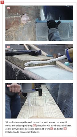 Preventing air leakage in Unvented Crawlspace Preventing air leakage in Unvented Crawlspace