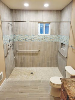 curbless shower curbless shower