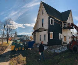 1st Choice Services on the worksite of a historic home remodel 1st Choice Services on the worksite of a historic home remodel