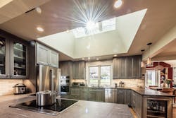 Kitchen skylight after Kitchen skylight after