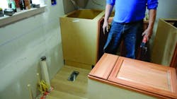 measure to locate ductwork in floor for toe kick register measure to locate ductwork in floor for toe kick register