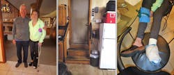 a couple with a foot injury from stair design a couple with a foot injury from stair design