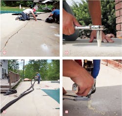 Install Injection Ports And Inject The Foam Install Injection Ports And Inject The Foam