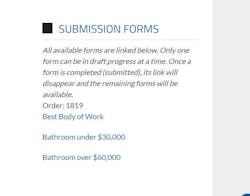 Screen Shot Submission Forms Screen Shot Submission Forms