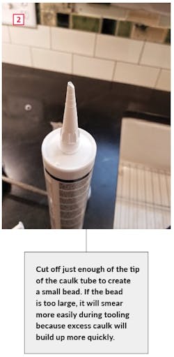 How to Tool a Caulked Tile Joint Without Making a Mess How to Tool a Caulked Tile Joint Without Making a Mess