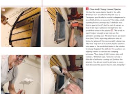 Glue Clamp Loose Plaster Glue Clamp Loose Plaster