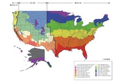 The U.S. climate zones and moisture regimes The U.S. climate zones and moisture regimes