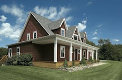 Variform Heritage Cedar Triple 5” Shingle in Sedona Red Variform Heritage Cedar Triple 5” Shingle in Sedona Red