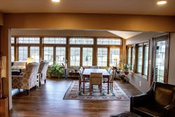 A sunny addition was added to this home by PDQ Construction, greatly expanding its living space. A sunny addition was added to this home by PDQ Construction, greatly expanding its living space.