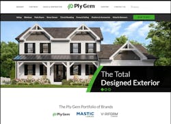 PlyGem.com Website Homepage PlyGem.com Website Homepage