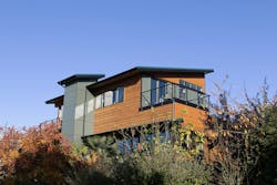 Elevator Addition. An elevator shaft on the exterior minimizes interior structural modifications and provides simple access to the third-floor primary suite. Elevator Addition. An elevator shaft on the exterior minimizes interior structural modifications and provides simple access to the third-floor primary suite.