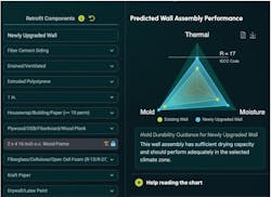 Good, but not great. Adding one inch of exterior continuous insulation lowers the risk of moisture damage and mold growth while barely meeting the energy code. Good, but not great. Adding one inch of exterior continuous insulation lowers the risk of moisture damage and mold growth while barely meeting the energy code.