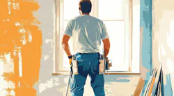 Crews in a client's home