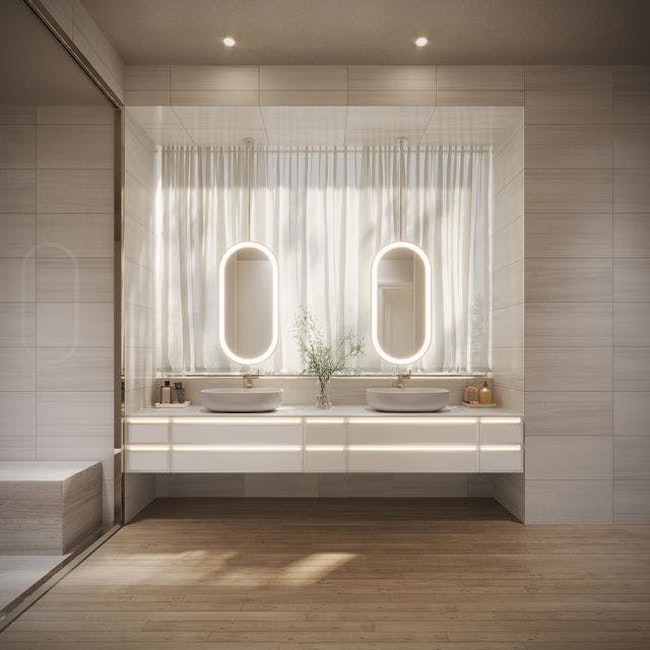 Robern Sculpt Hanging Light Mirror