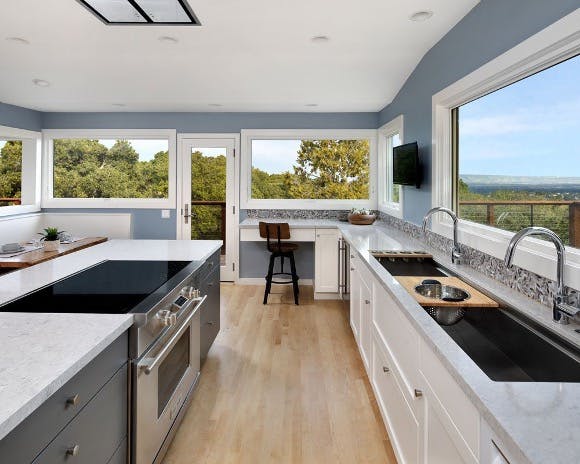 An induction cooktop makes the space much safer, and therefore more welcoming to all.