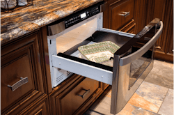 Microwave drawer makes cooking more accessible to people who are shorter or sitting in chairs. Microwave drawer makes cooking more accessible to people who are shorter or sitting in chairs.