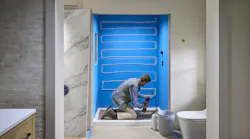 Shower walls installed by Reveal by Kohler remodeling service