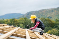 female roofer female roofer