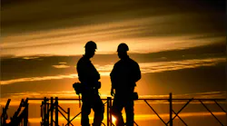 two construction workers on a jobsite