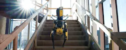 A robot dog from Boston Dynamics A robot dog from Boston Dynamics