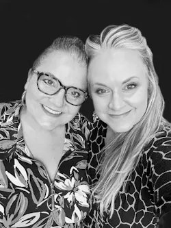 Susi Strothman (left) and Tamatha Miller (right) from Elea Healy.