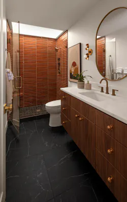 reimagined bathroom moody design aesthetic reimagined bathroom moody design aesthetic