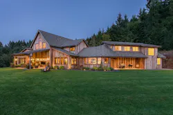 As a full-service design-build firm, Mountainwood Homes also has a portfolio of new builds, including this one in Oregon’s wine country. The clients wanted a property influenced by rustic barns and timber lodges. The exterior is clad in local, 100-year-old reclaimed barnwood installed on a vented rainscreen. As a full-service design-build firm, Mountainwood Homes also has a portfolio of new builds, including this one in Oregon’s wine country. The clients wanted a property influenced by rustic barns and timber lodges. The exterior is clad in local, 100-year-old reclaimed barnwood installed on a vented rainscreen.