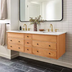 Room & Board Linear Floating Vanity with Drawers