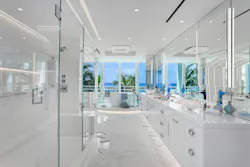 1) With a long, narrow layout, a challenge Randy Hatchard faced in the remodel was making the space feel grand.