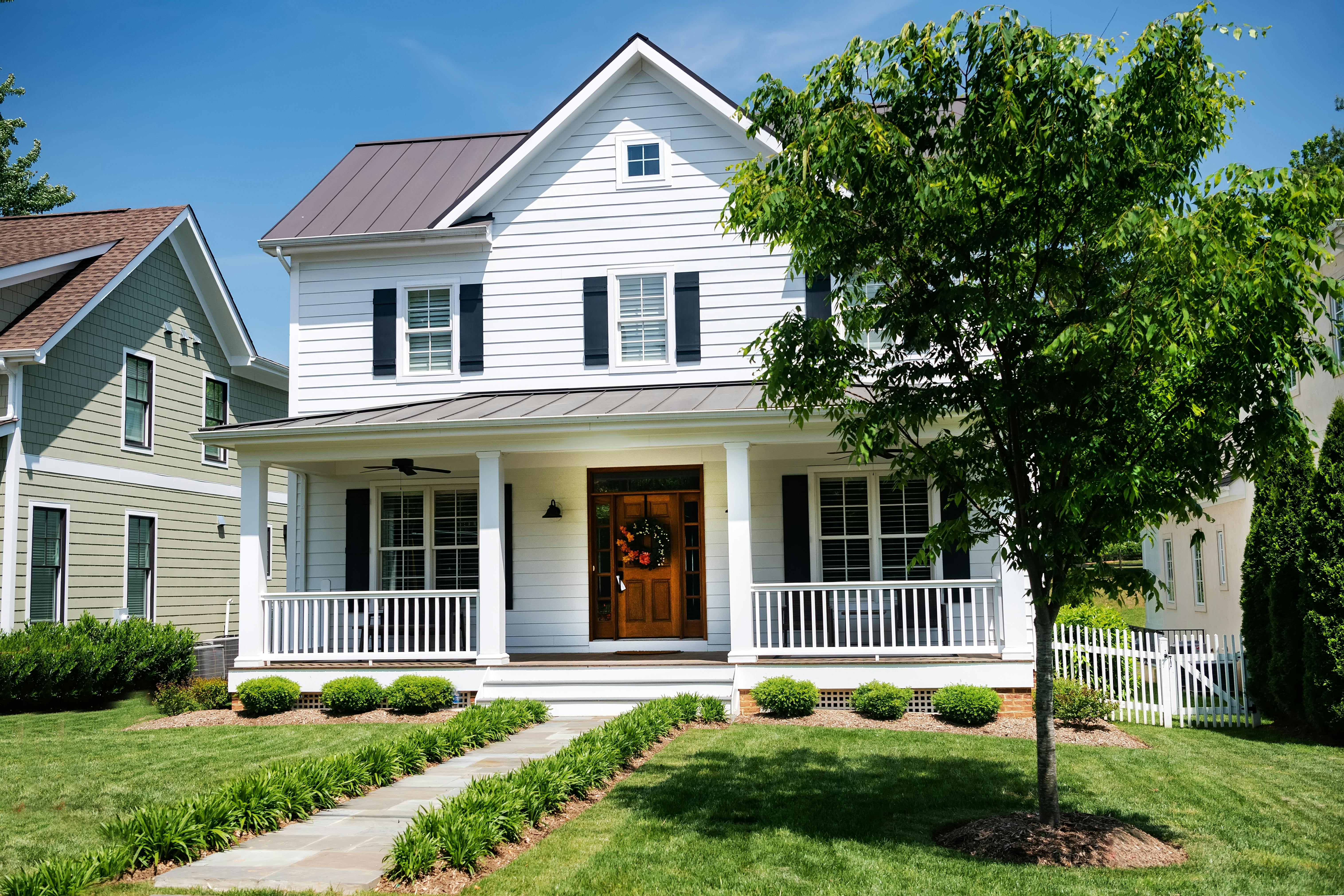 House with vinyl siding