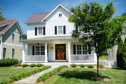 House with vinyl siding