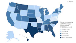 Change in Number of Remodeling Firms by State