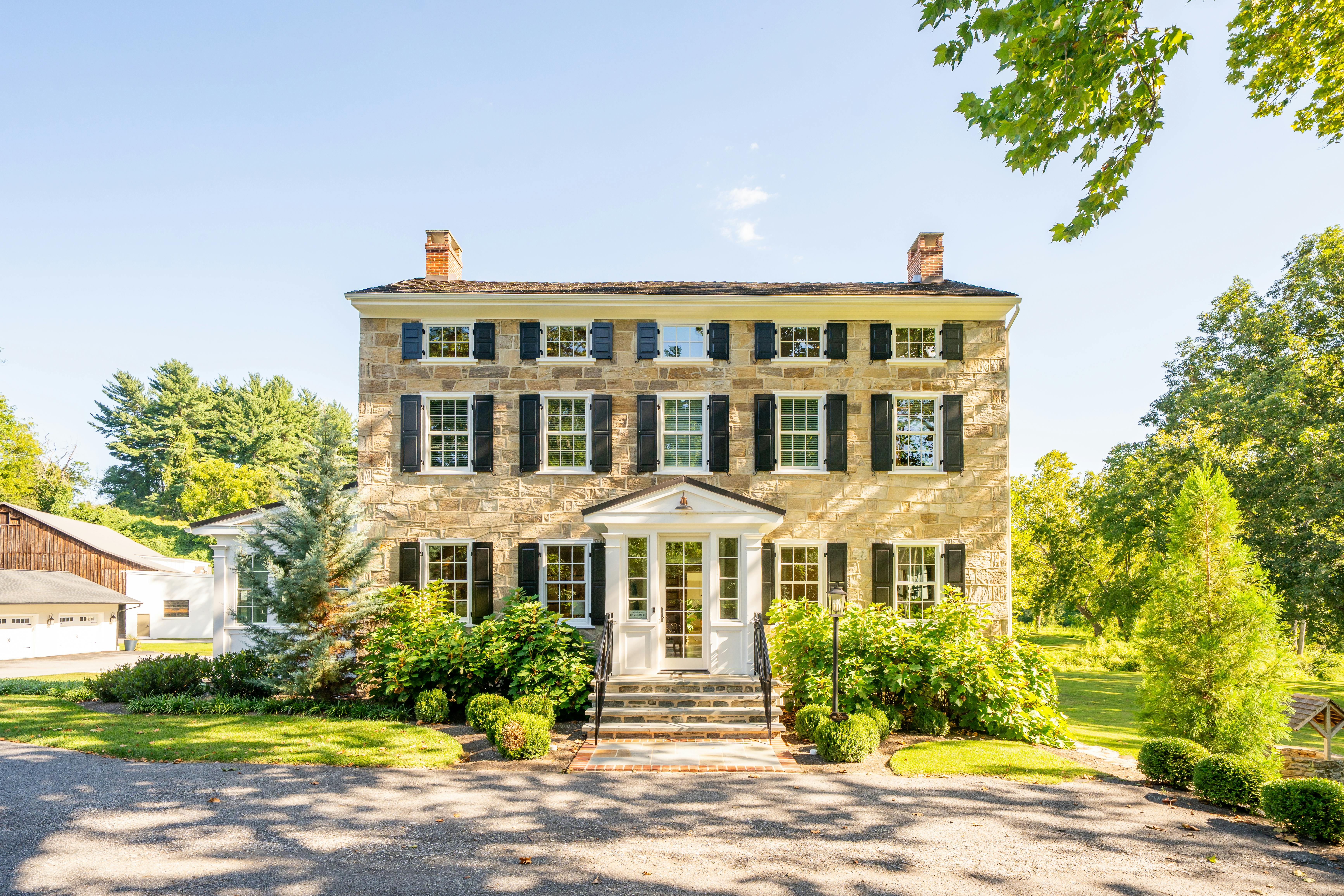 Hazley renovated a property dating to 1792 for use as its residential remodeling office in West Chester, Pa.