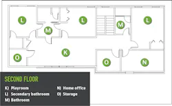Second floor plan