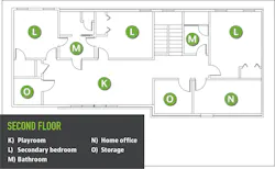 Second floor plan